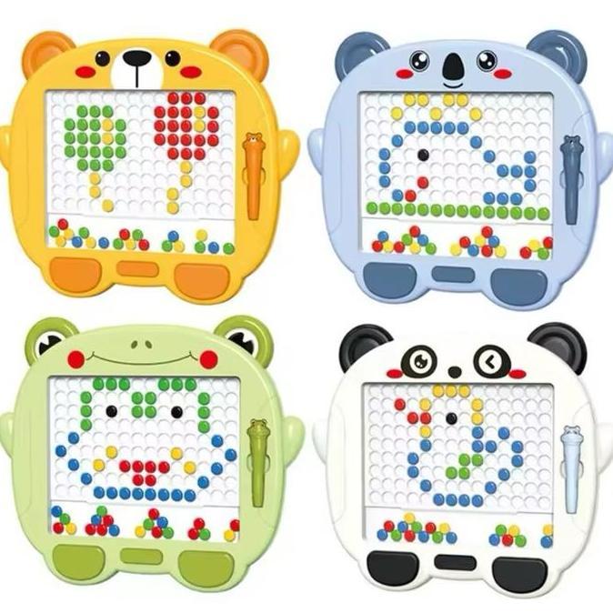Magnetic Drawing Board Animal Character Ukuran Besar 28 x 33cm