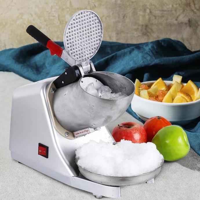 yba_san - mesin es serut dua mata pisau ice crusher penghancur es batu / penghancur es batu otomatis
