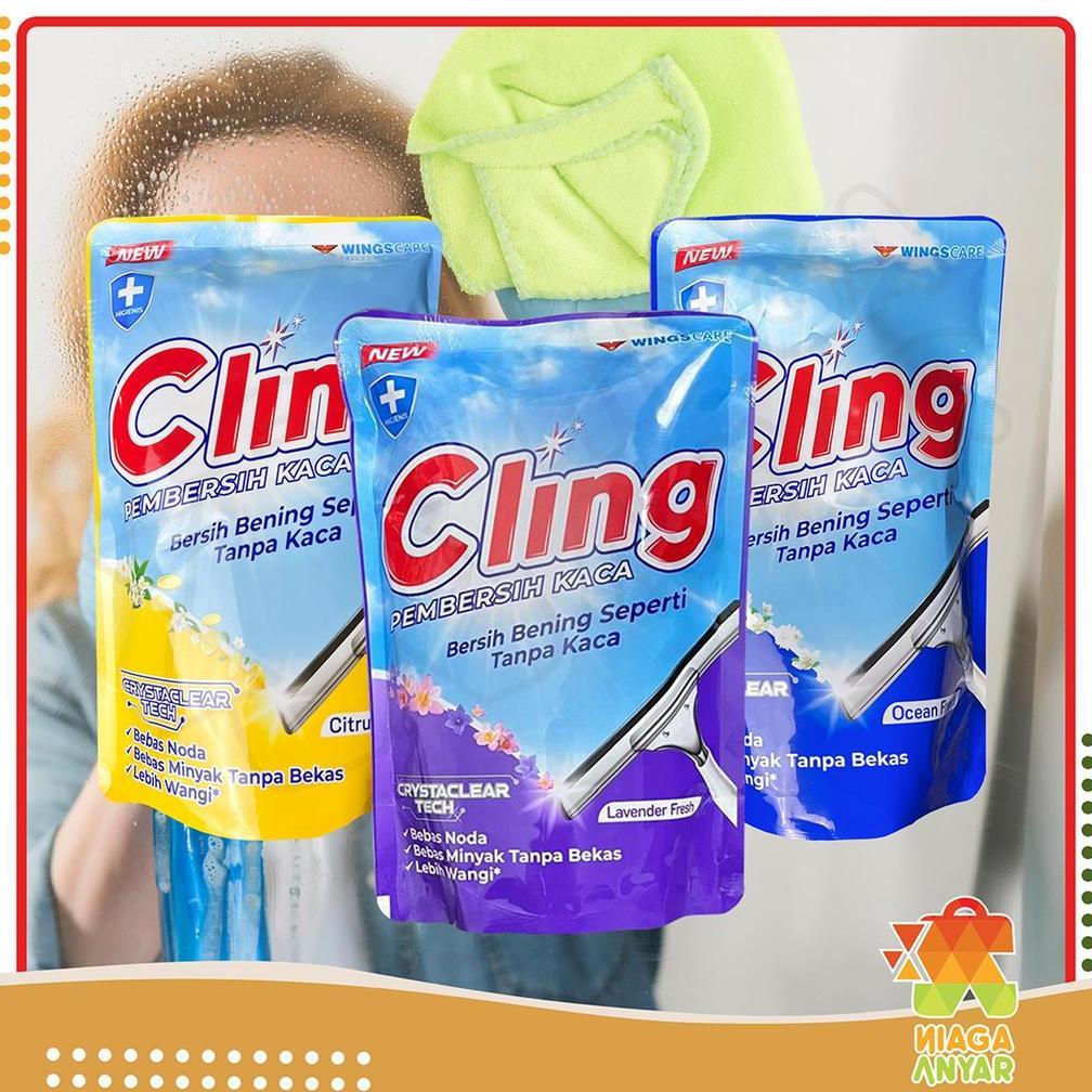 CLING Pembersih Kaca / Refill Cling Pembersih Kaca Pouch