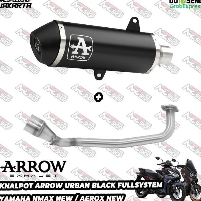 KNALPOT ARROW EXHAUST URBAN NMAX AEROX NEW CONECTED NEO TURBO terlaris
