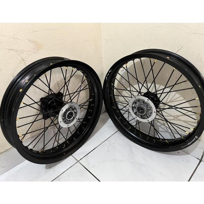 Terlaris Paket Velg Set Supermoto Crf150 Klx Crf 150 L Wr155 D-Tracker Crf150L - Sepaket Velg Super 