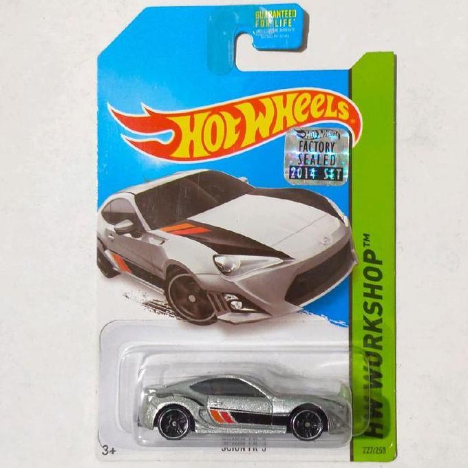 HOTWHEELS HOT WHEELS SCION FR S SILVER FACTORY SEALED 2014 HW WORKSHOP FUN99