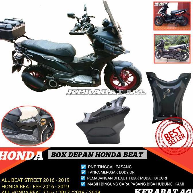 Box depan beat street All esp 2016-2019 bukan jok Ini produk custom box depan dashboard  beat eco sp