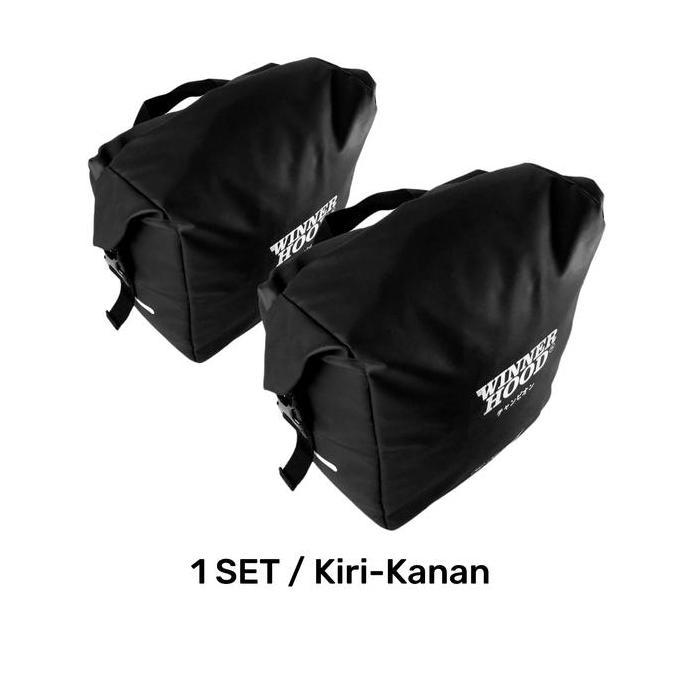 WINNER HOOD - 1 SET Sidebag Touring ( 20L ) Tas Samping Motor Honda WIN 100