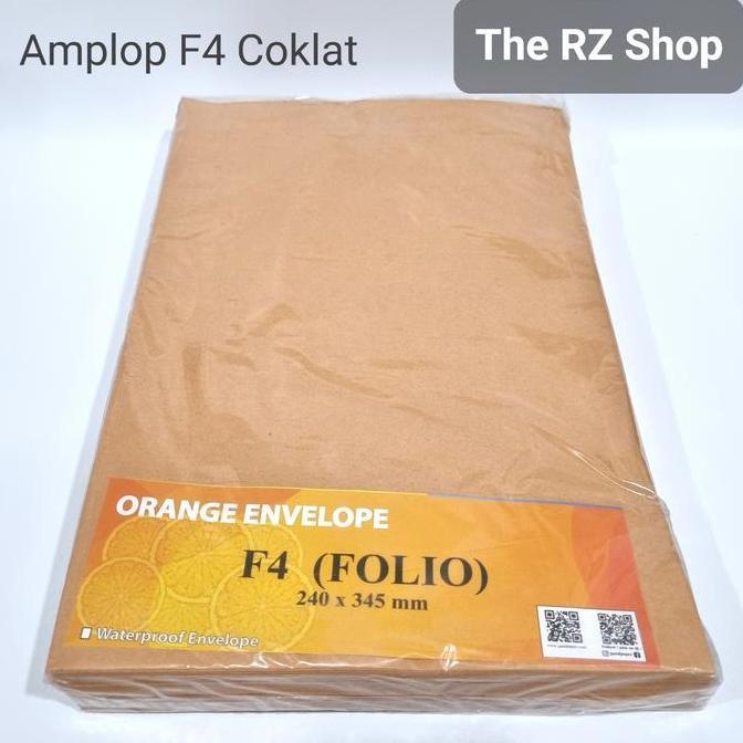 Lettera- Amplop F4 Coklat, Amplop Coklat F4