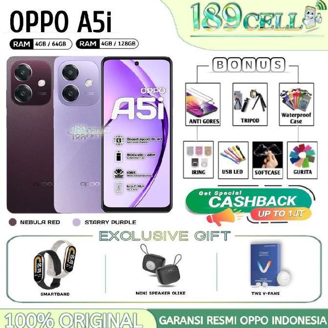Comunicazione- Oppo A5I Ram 4/128Gb - Oppo A5 I Chipset Snapdragon 6S 4G Gen 1 Mobile Platform Garan