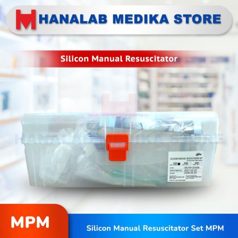 Resuscitator Set Silicone Manual Ambubag MPM / DEWASA / ANAK / BAYI Silicon