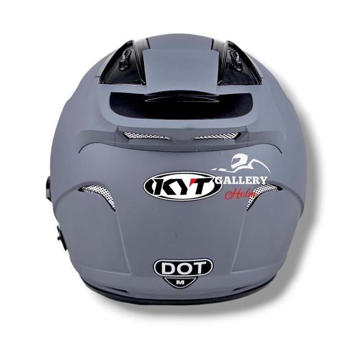Testa- Helm Kyt Galaxy Gla Grey Flat R | Helm Kyt Visor Flat Grey Doff