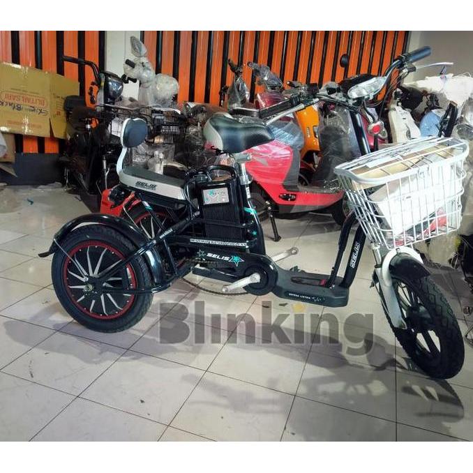 Terlaris Sepeda Listrik Selis Roda 3 Emoped Trike