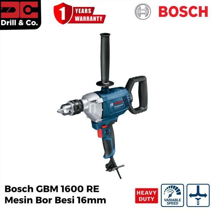 Bosch Gbm 1600 Re Mesin Bor Besi 16Mm / Mesin Bor