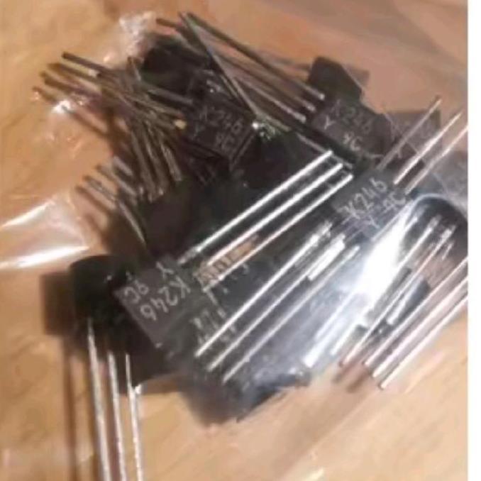 TRANSISTOR FET 2SK246 2SK 246 SK246 SK 246 K 246 K246 PENGGANTI K170, ORIGINAL TOSHIBA SAF12