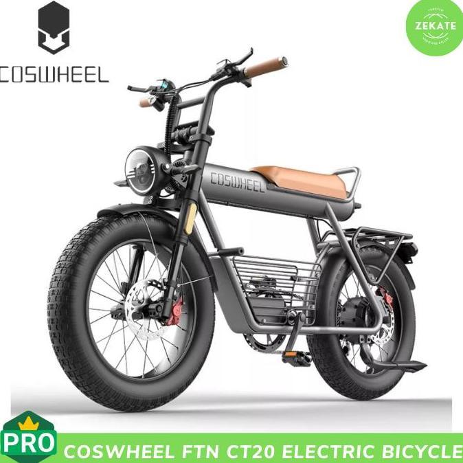 Terlaris Coswheel Ftn Ct20 Electric Bicycle Sepeda Listrik 2022 Model Baru