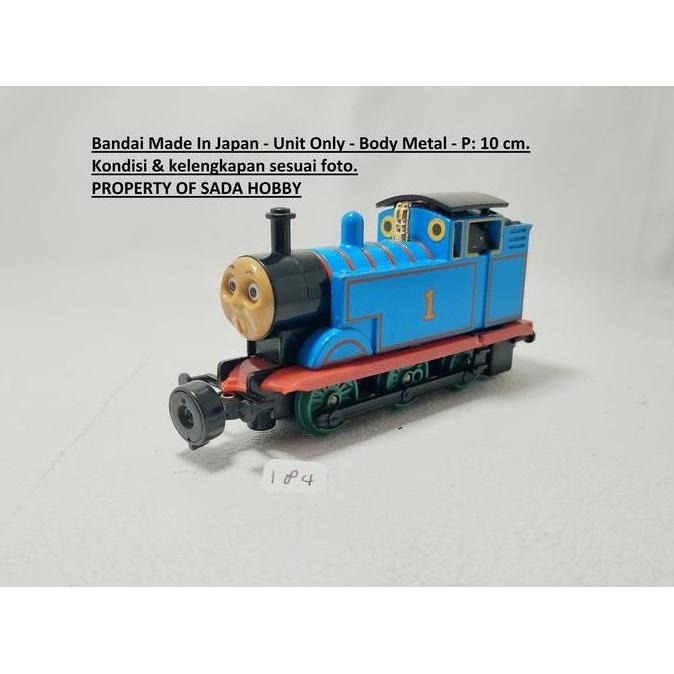 MINIATUR KERETA THOMAS & FRIENDS ENGINE COLLECTION SERIES SURPRISED THOMAS BANDAI JAPAN UNIT ONLY CA