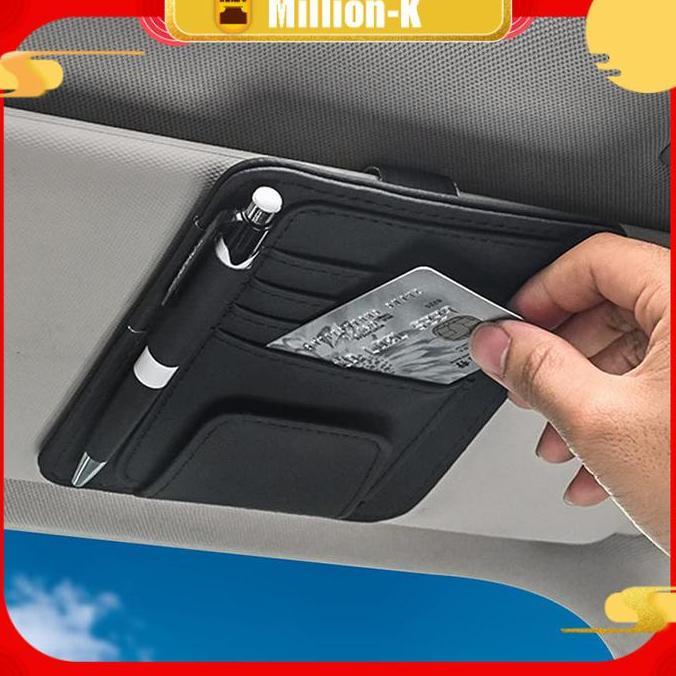 Tempat Kartu Tol Mobil / Sunvisor Card Organizer / Tempat Penyimpanan Kartu Mobil