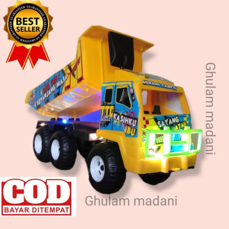 NEW ARRIVAL ( BISA COD ) PROMO MAINAN ANAK MOBIL MOBILAN TRUK DUMP TRUCK BAK PASIR KONSTRUKSI PLASTI