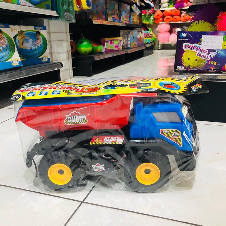 CUCI GUDANG Mainan Mobil Truk Dump Jumbo Plastik Aman
