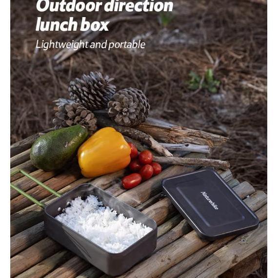 LUNCH BOX / KOTAK MAKAN BEKAL CAMPING ALUMINIUM NATUREHIKE NH21CJ011