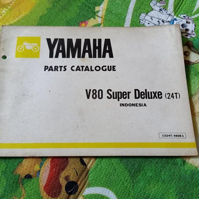 Buku part Catalog Yamaha V80 super delux