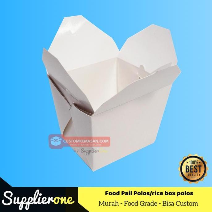 Food Pail isi 50 / Foodpail / Food Pail Box / Kemasan Rice Box / Dus Box Rice