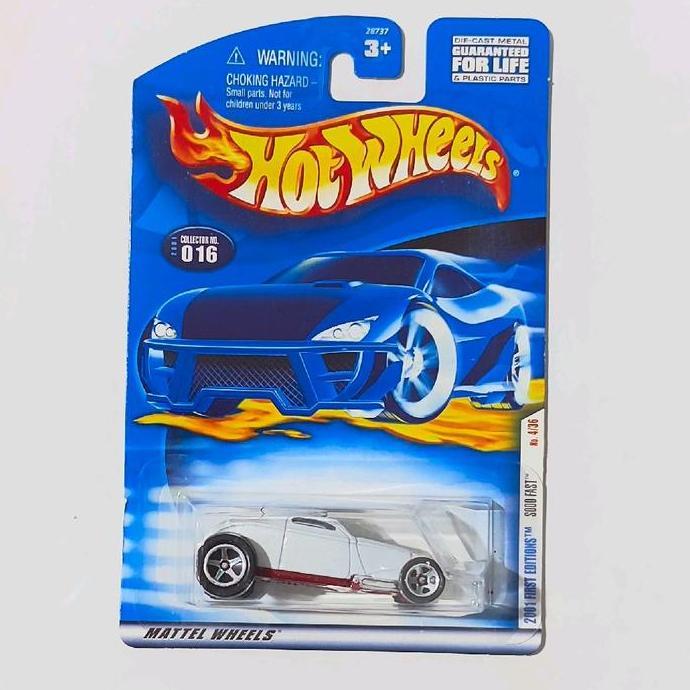 HOTWHEELS HOT WHEELS SOOO FAST SOO FAST PUTIH 2001 FIRST EDITIONS OPEN ROOF FUN99