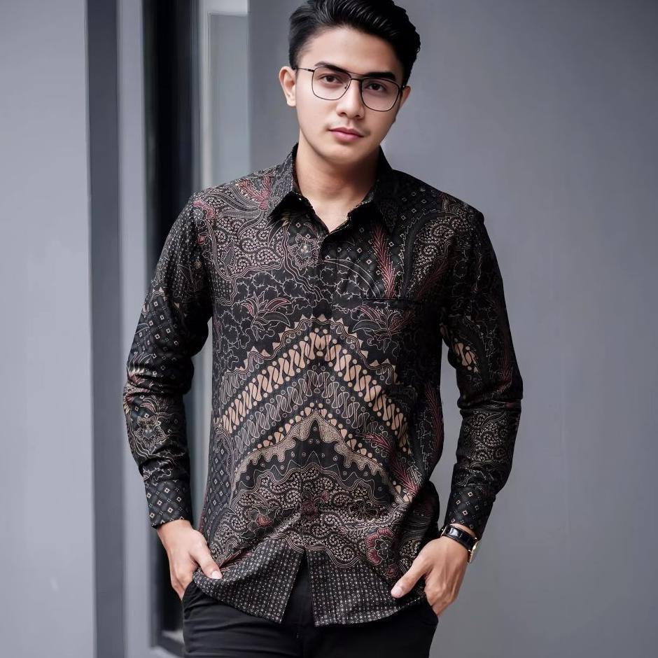Batik Pria Dewasa Laskala Batik Premium Batik Azmil Rekomendasi Mens Batik Kemeja Batik Pria Terbaru