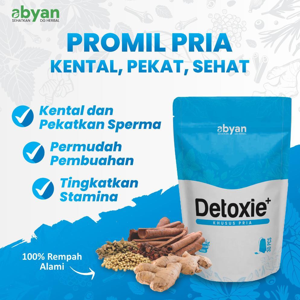 Herbal Promil Penyubur Pengental Sperma Pria Detoxie Plus Sehat Alami