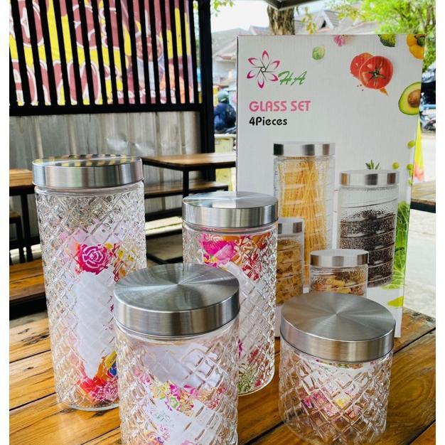 Toples Kue Kaca Toples Lebaran Diamond Toples Kue Kering