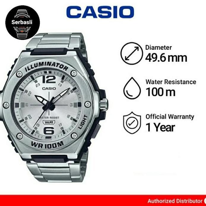 JAM CASIO MWA-100HD / MWA100HD ANALOG ORIGINAL BERGARANSI