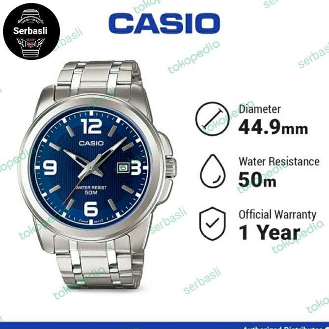 Casio Pria MTP1314D / MTP-1314D Original & Bergaransi