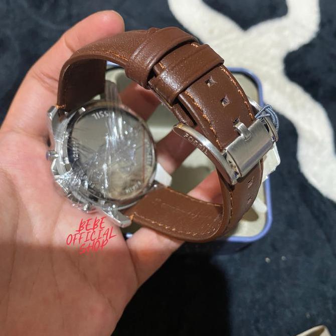 [ORIGINAL] Jam Tangan Pria Fossil FS4813 Grant Chronograph Brown