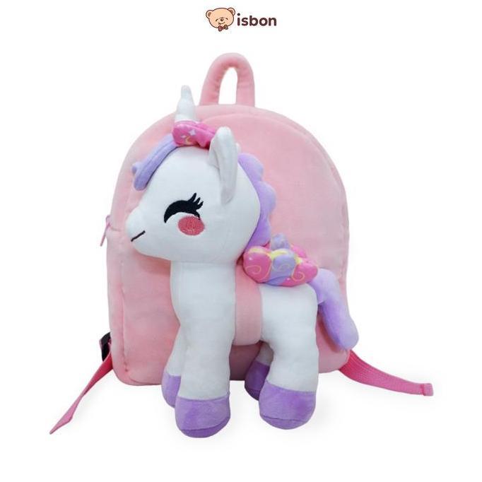 ISTANA BONEKA Tas Ransel Backpack Unicorn Untuk Sekolah Anak Menggunakan Tas Punggung Muat Banyak Ba