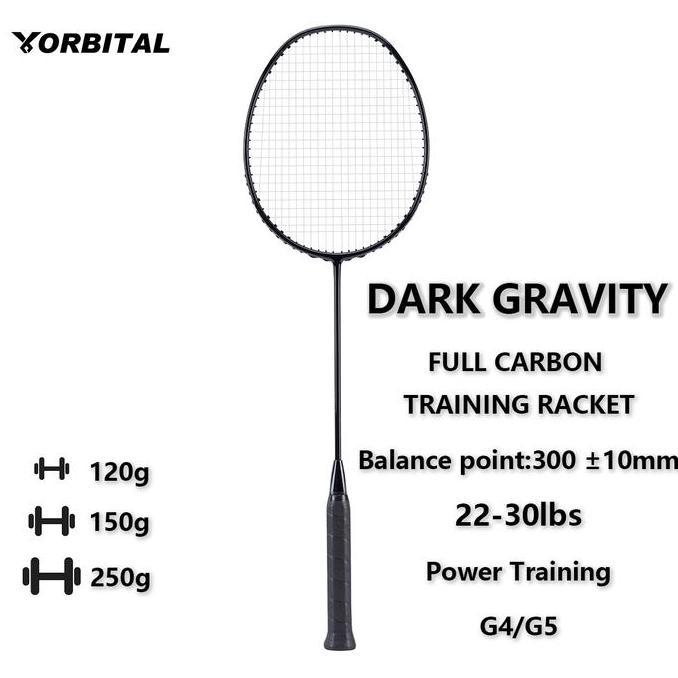 ORBITAL Raket Badminton Latihan Berbeban untuk Tingkatkan Power & Smash