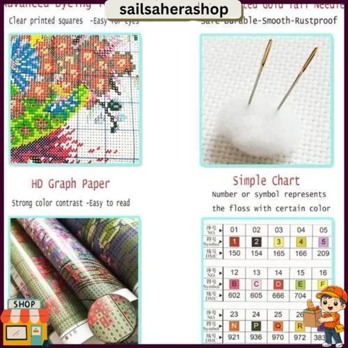 Cross Stitch Pattern Customize 40X50Cm - Cross Titch Custom, Kristik Kabah, Kristik Custom Set / Emb