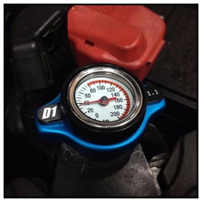 * TUTUP RADIATOR MOBIL INDIKATOR SUHU D1SPEC //