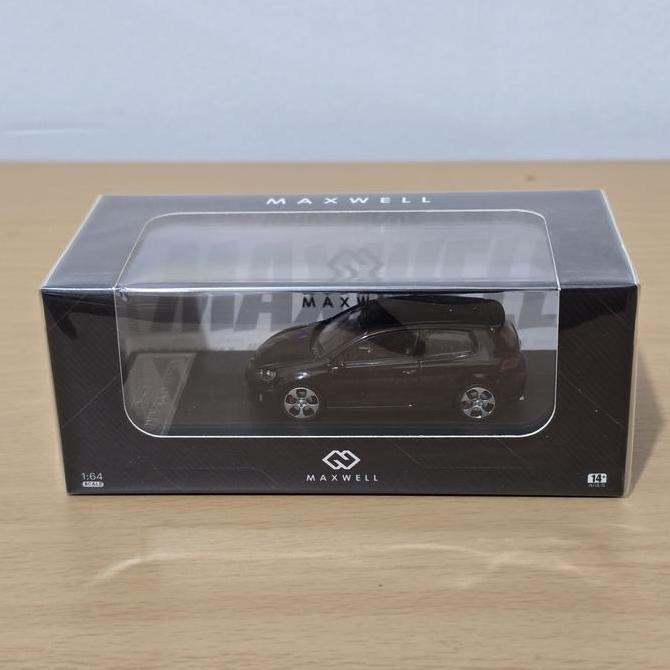 Maxwell VW Volkswagen Golf GTI MK6 Black Diecast Koleksi Mobil Mainan Mini Scale 1/64 Hotwheels Lang