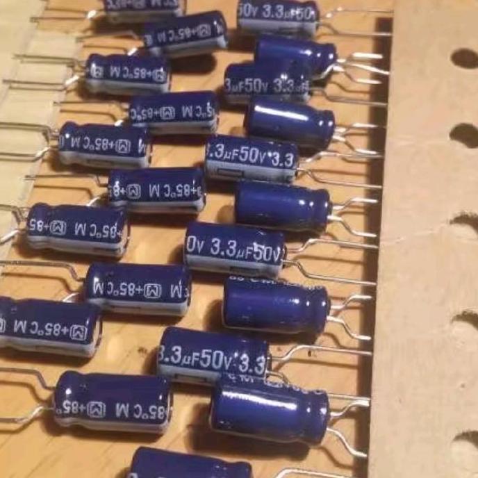 ELKO ELCO 3,3UF/50V 3.3UF/50V 3.3 UF 50V M SERIES PANASONIC SAF12