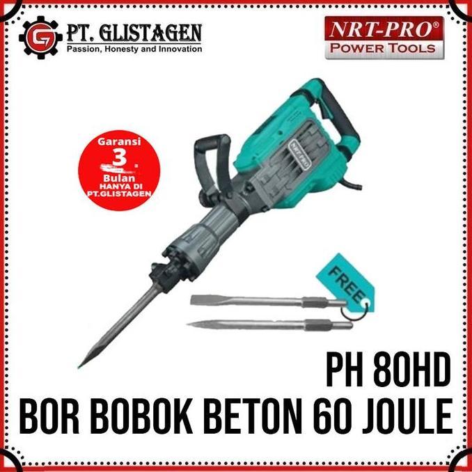 NRT-PRO PH80 Mesin Bor Bobok Beton Jack Hammer Demolition Nrt Pro PH 80 HD