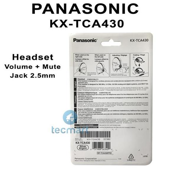 selatansana / Panasonic KX-TCA430 / Comfort-Fit Hands-Free Foldable Headset Diskon