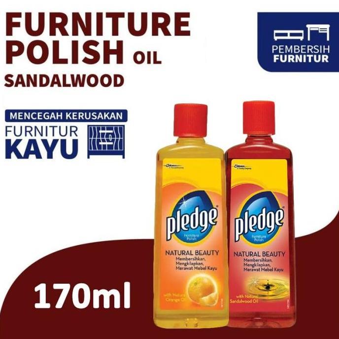 Pledge Furniture Polish Oil Mengkilapkan Furniture Kayu -170 ml