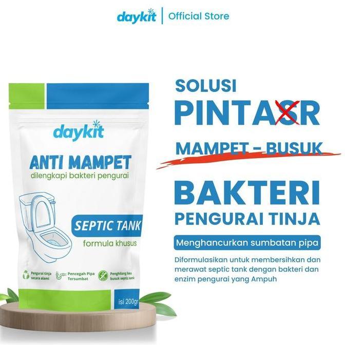 afraneksoo - daykit anti mampet bakteri pengurai tinja anti sumbat saluran air pipa mampet wc wastaf