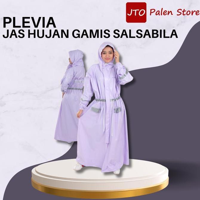 Jas Hujan Gamis Salsabila PLEVIA - Jas Hujan PLEVIA Gamis Salsabila