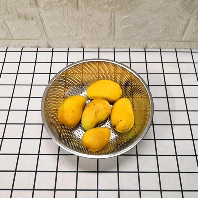 Tudung Saji Mini Stainless 30cm Tempat Cuci Sayur Buah 30 cm Stainless Steel Multifungsi LL