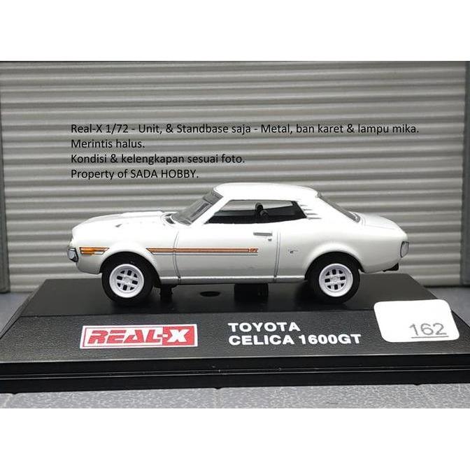 DIECAST REAL-X 1/72 TOYOTA CELICA 1600GT PUTIH CADATOYS