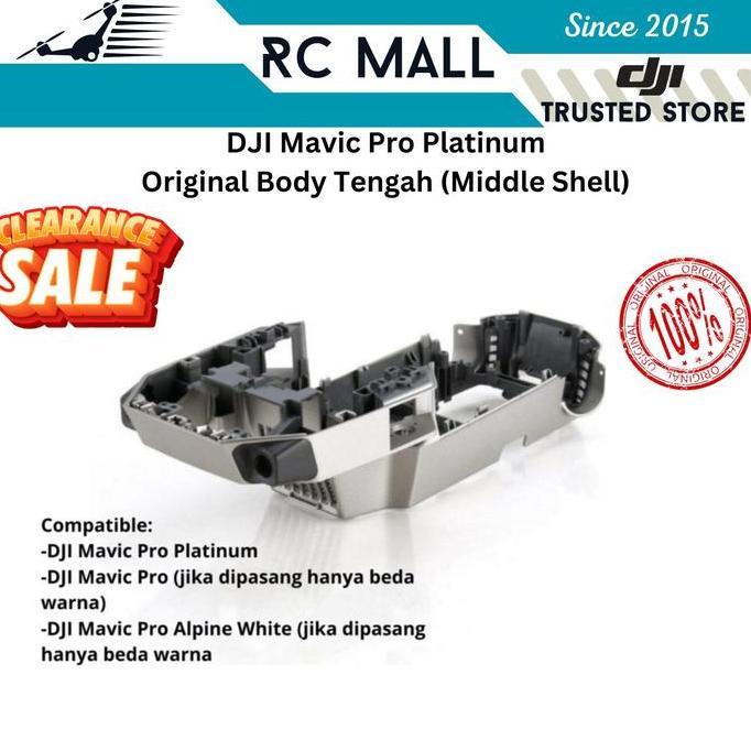 Body Tengah DJI Mavic Pro Platinum Drone Body Middle Shell Case Casing Mavic Pro Platinum Mavic Pro 