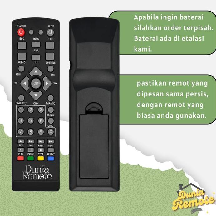 Remote STB Super HD 168 GOL DVB T2 / Remot STB Super HD GARDINER OPTUS LGSAT INFICO Vitara Venus Lgs