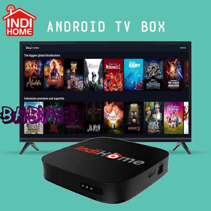SMART TV BOX ANDROID INDIHOME 4K - ANDROID SMART TV BOX INDIHOME 4K