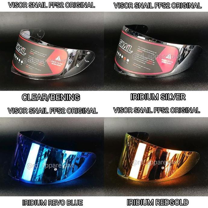 VISOR IRIDIUM SNAIL FFS2 SNAIL | VISOR | RACHET