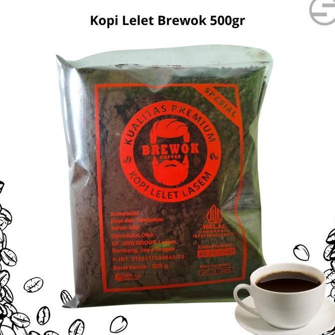 KOPI LELET BREWOK 500 Gr / Kopi Lelet Lasem Rembang Robusta Coffee