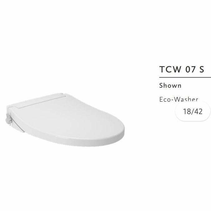 Tutup Closet Duduk Toto Eco Washer TCW 07 S Soft Closing