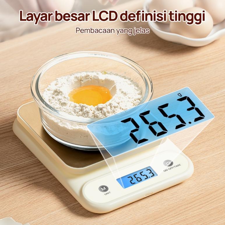 TERMURAH 5Kg Timbangan elektronik dapur presisi Timbangan Gram untuk Memanggang di Rumah Timbangan m